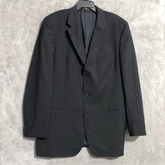 Hugo Boss Blazer Sport Coat Blue Soft Wool Super 100 Suit Jacket